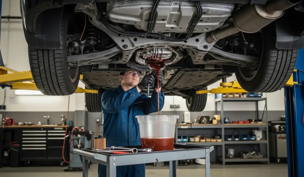 Transmission fluid service