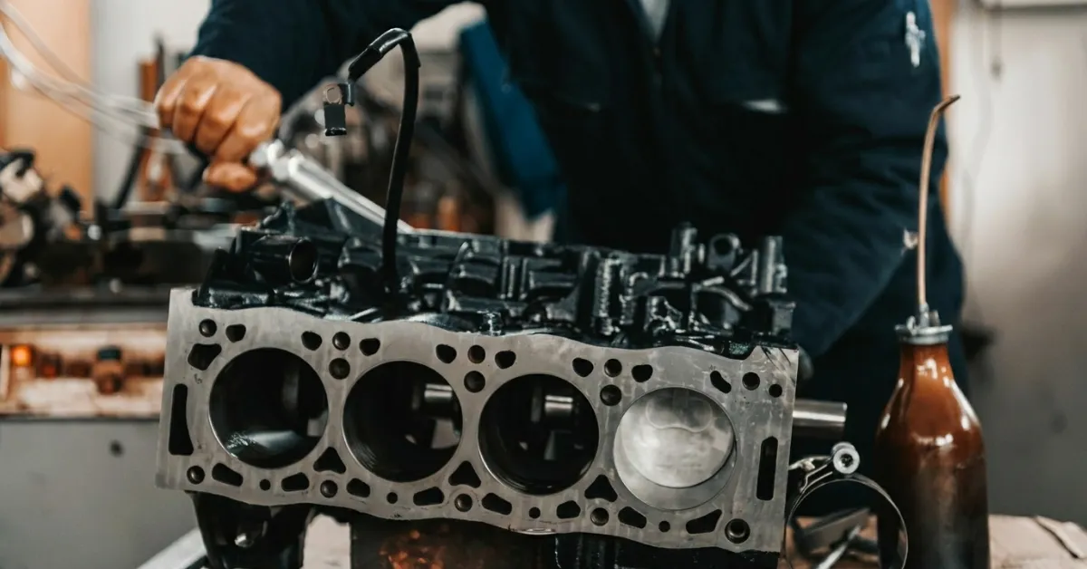 How to Repair a Cracked Engine Block
