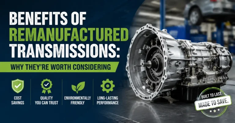 Benefits of Remanufactured Transmissions