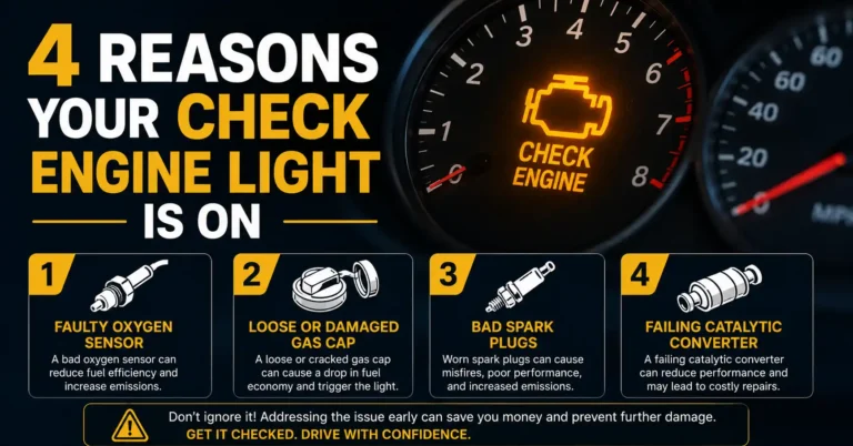 Reasons Your Check Engine Light Is On