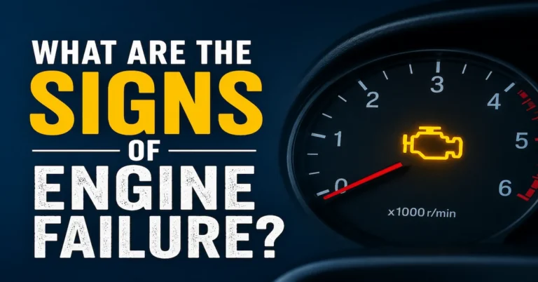 what are the signs of engine faliure
